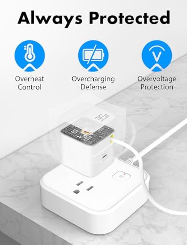 Portable USB C Retractable Charger – 35 W Ga N Fast Charging Adapter with Type C Cable for i Phone 16/15 Pro Max, i Pad, Galaxy, and Pixel – Compact Foldable Wall Charger for Effortless Travel and Enhanced Device Compatibility