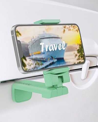 Mii KARE Universal Airplane Phone Holder – Innovative 360-Degree Rotating Smartphone Mount for Ultimate In-Flight Entertainment, Lightweight and Durable Travel Companion for Effortless Viewing on Tray Tables, Perfect for Long Flights and Quick Getaways