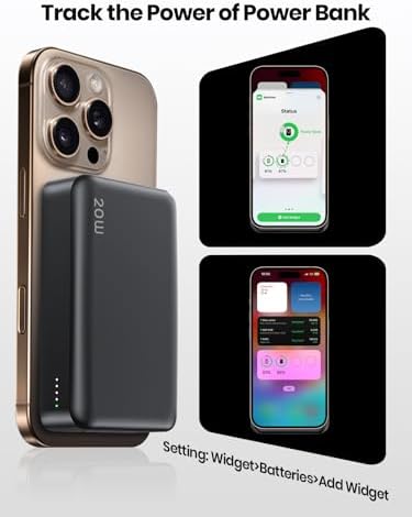Ultra-Fast Magnetic Power Bank 20000 m Ah – Wireless Portable Charger with PD 20 W USB-C for Seamless i Phone 12/13/14/15/16 Compatibility – Empower Your Mobile Lifestyle with Hassle-Free Charging and Enhanced Performance