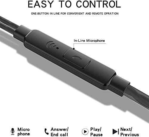 Experience Superior Sound with 4-Pack Wired Earbuds Featuring Microphone – Ideal In-Ear Earphones for School and Daily Use – Deep Bass Audio, Noise Isolation, and Universal 3.5 mm Compatibility with i Phone, i Pad, Samsung, and Google Devices in Black, White, Pink, and Green – Lightweight Design for All-Day Comfort and Clear Calls