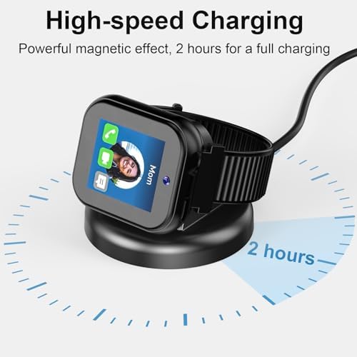 Rapid Charge Portable Dock for T-Mobile SYNC UP Kids Watch 2 – 5 ft Versatile Cable & Sleek White Adapter for Home, Office, and Travel – Essential Smartwatch Charger for Active Parents with Enhanced Compatibility and Durability