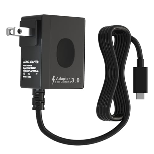10 FT USB-C Power Adapter for Nintendo Switch & Lite – High-Speed 15 V 2.6 A Charger for Ultimate Gaming Freedom – Enhanced Dock Compatibility for Continuous Play and Versatile Setup
