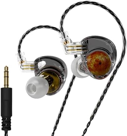 Unleash Superior Sound with ND Planet IEM Earphones – High-Fidelity Gaming and Music Earbuds Featuring 12 mm Dual Magnetic Drivers, Customizable Detachable 2-Pin Cable, and Advanced Noise Isolation for Audiophiles, DJs, and Musicians – Ultimate Comfort and Cross-Device Compatibility for Immersive Listening Experiences
