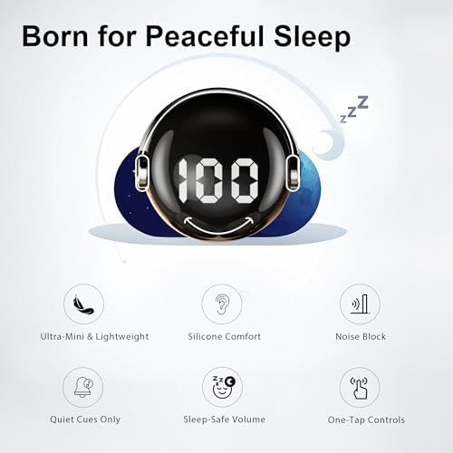 Revolutionize Your Rest with Ultra-Comfort Mini Invisible Bluetooth 5.4 Earbuds for Side Sleepers – Perfectly Crafted for Small Ears, Ensuring Uninterrupted Sleep and Active Lifestyles in Elegant Beige – Ideal for Travel, Exercise, and Serene Nights with Premium Sound Quality