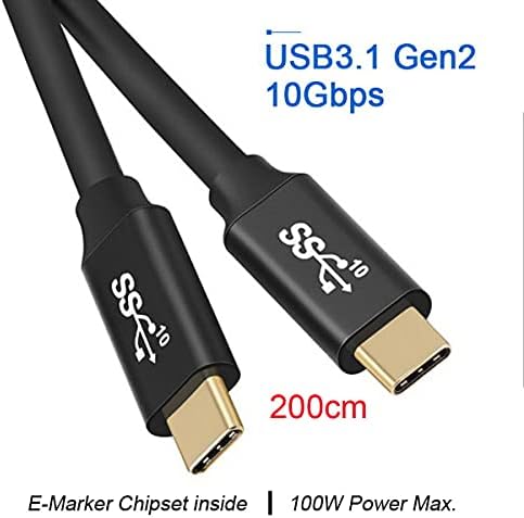 xiwai 100 W USB-C to HDMI Adapter Cable – 10 Gbps Data Transfer & 4 K@60 Hz Output for Laptops and Phones – Fast Charging Power Delivery & Enhanced Compatibility for Ultimate Streaming Experience
