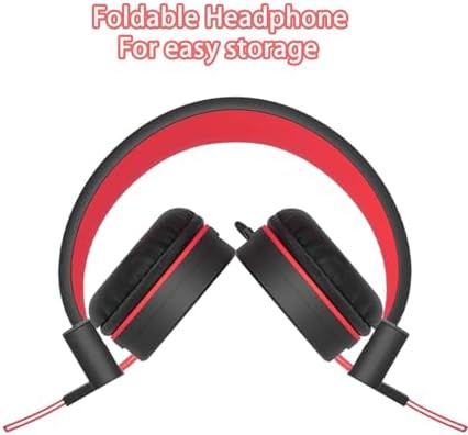 Vibrant Blue Kids Bluetooth Headphones with LED Lights – Safe Volume Limiter (85/94 d B) for Ear Protection – Fast USB Type C Charging – Comfortable On-Ear Design for School & Travel – Integrated Microphone for Clear Online Communication – Perfect for Boys & Girls