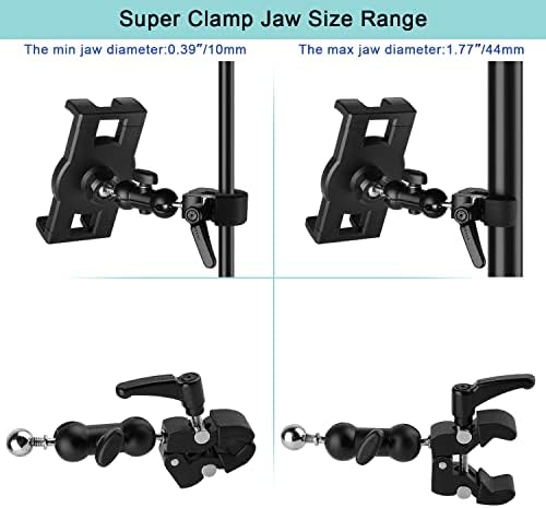 Versatile 360° Adjustable Tablet Holder for Treadmills, Spin Bikes, Strollers, and More – Compatible with 7-12.9″ i Pads, Nexus, Fire HD, e-Books, LG G, and Switch – Enhance Your Workout and Leisure Experience with Secure, Stable Mounting Solutions