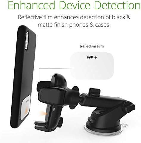 Upgrade Your Driving Experience with the i Ottie Auto Sense 2 Qi Wireless Charging Air Vent Phone Holder – Effortless Auto-Clamping Smartphone Mount for Secure Vehicle Access – Compatible with i Phone, Google Pixel, Galaxy, LG, Huawei & More – Tangle-Free One-Hand Operation for Enhanced Safety and Convenience in Every Journey