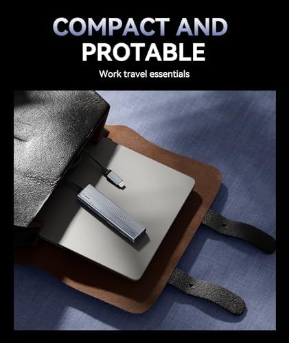 Revolutionize Your Connectivity with the Aceele 10 Gbps USB C Hub Splitter – Ultimate 4-Port Adapter Featuring Dual USB-A 3.2 & USB-C 3.2 for Mac Book Pro, i Mac, i Pad – High-Efficiency 100 W Power Delivery Charging – Seamless Device Integration for Swift File Transfers and Enhanced Productivity