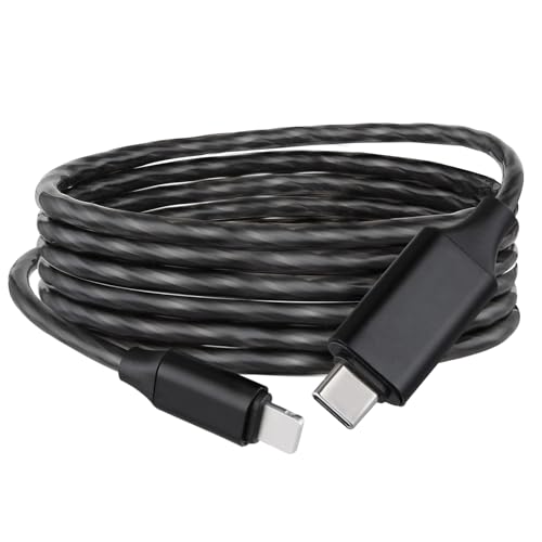 Revolutionary 6 ft Smart Touch-Control RGB LED USB C to C Cable – Rapid 3 A Fast Charging TPE Charger for Phones, Tablets & Laptops – Durable Design with Eye-Catching Flowing Light for Ultimate Style and Functionality