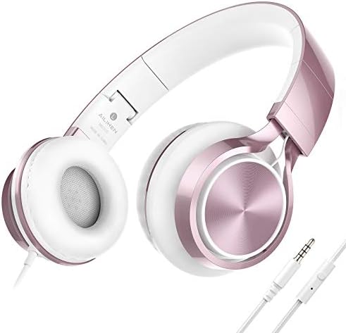 Elevate Your Listening Experience with AILIHEN MS300 Lightweight Foldable Purple Headphones – Stylish On-Ear Design for Exceptional Sound Clarity and Comfort – Perfect Wired Headphones for Students, Teens, and Young Professionals with High-Quality Microphone for Seamless Communication on Chromebooks and Laptops – Ideal for School, Entertainment, and Casual Listening
