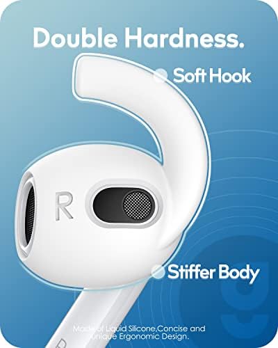 Translucent Silicone Ear Tips Covers for Air Pods 4 – 3 Pairs of Anti-Slip Sport Accessories for Optimal Comfort, Scratch Resistance & Secure Fit – Elevate Your Audio Experience with Premium Earbud Protection