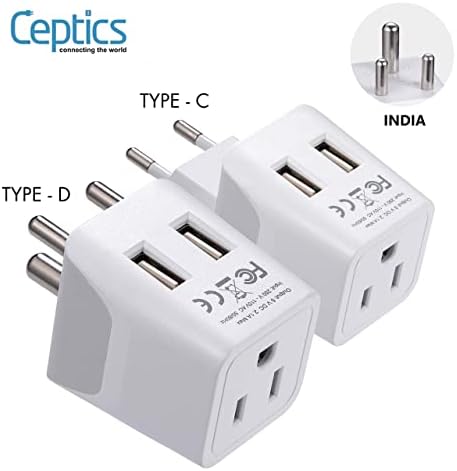 Compact Dual USB Travel Adapter for Effortless Charging in Australia, New Zealand, and China – Essential Type I Plug for Phones, Tablets, and Cameras – Quick Charge Capability with Universal Compatibility for Hassle-Free Global Adventures