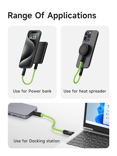 Hagibis USB 4 Cable with LED Display – 240 W Fast Charging & 8 K@60 Hz Video Output for i Phone 16/15 Pro Max, i Pad, Mac Book Pro/Air – Ultimate Thunderbolt 4/3 Data Transfer Solution for Efficient Connectivity and Enhanced Performance