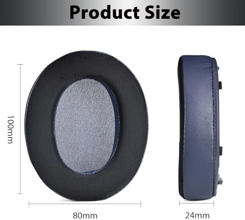 Upgrade Your Sony WH-XB910 N Headphones with Premium Memory Foam Earpads – Noise-Canceling Cushions Featuring Secure Buckle Design for Ultimate Comfort and Sound Isolation in Black – Perfect Replacement for Wired & Wireless Audio Enjoyment