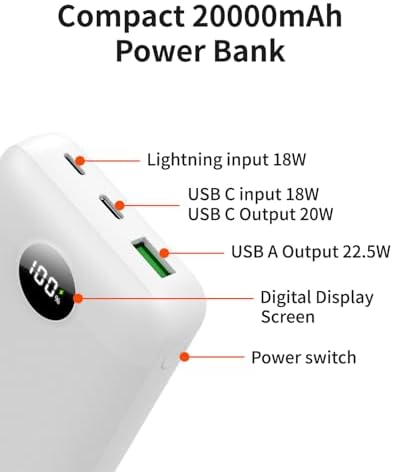 Ultimate 10000 m Ah Heated Vest Battery Pack – Fast Charging Power Bank for Heated Clothing, Stadium Seats & Outdoor Gear with LED Display – Compact & Portable Solution for Winter Adventures – Reliable Energy Source for Jackets, Pants & Camping Chairs