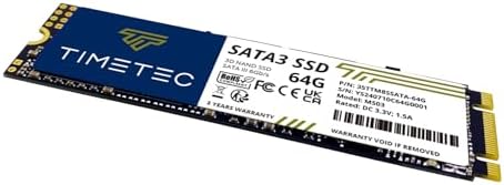 Timetec 256 GB M.2 2280 SATA III SSD – Lightning-Fast 550 MB/s Read Speeds with 3 D NAND Tech – Elevate Your Desktop & Laptop Performance – Ideal Upgrade for Gamers & Creators – Unmatched Reliability & Speed!