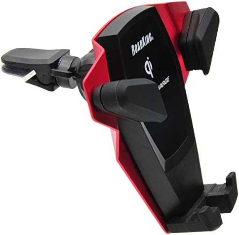 Ultimate Road King Heavy-Duty Universal Qi Charger – Fast Wireless Charging Station with Adjustable Phone Holder for All Qi-Enabled Devices, Built for Durability and Efficiency