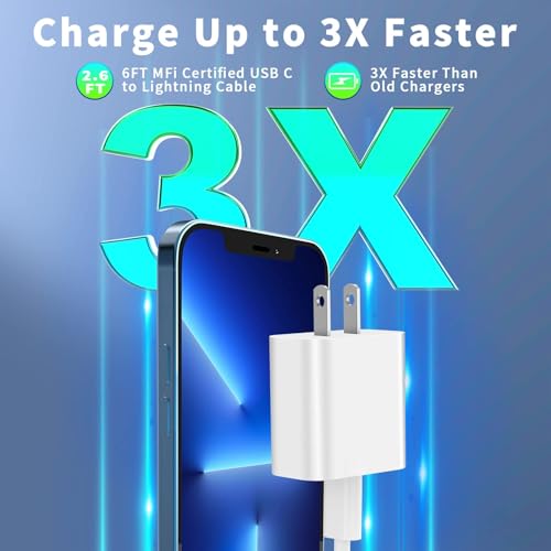 Power Up Your Devices: 20 W Fast Charging Duo Kit for i Phone 16 & 15 – Includes Two 6 FT Woven Type-C Cables for Enhanced Durability and Versatility – Perfect for i Pad Pro & Air Pods – Experience Rapid Charging with Unmatched Portability and Reliability