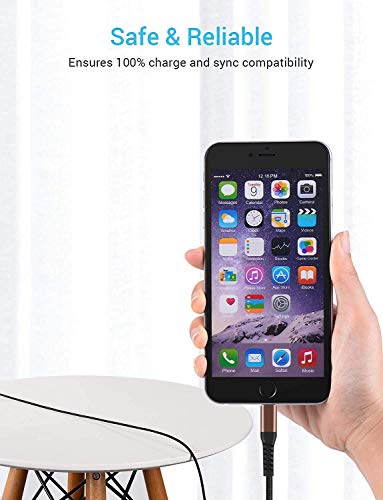 MFi Certified 16 ft Lightning Cable – 2 Pack Extra Long i Phone Charger for Ultimate Charging Flexibility, Fast Data Transfer, Durable Braided Design, Compatible with i Phone 12/11/11 Pro/11 Max/X/XS/XR/XS Max/8/7/6/5 S/SE and i Pad Mini/Air – Enhanced Performance in Blue