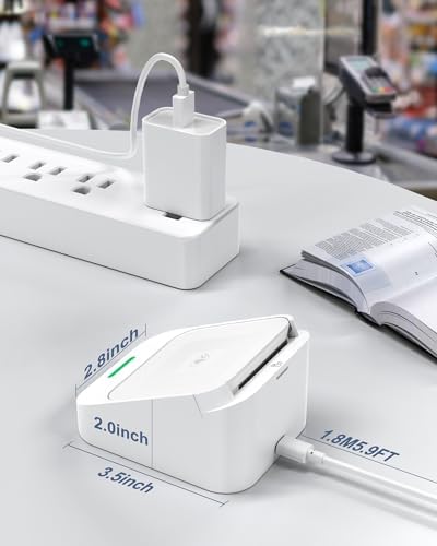 Revolutionize Your Payment Processing with the WUKUR Square Dock for Square Reader 2 nd Generation – Premium Anti-Slip Stand Featuring Detachable USB-C Connectivity for Optimal Transaction Performance and Stability