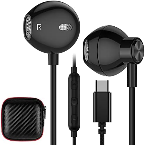 ACAGET Hi-Fi USB C Earbuds for Samsung Galaxy S25 Ultra & i Phone 16 – Premium Wired Type C Headphones with Ergonomic Comfort, Enhanced Sound Quality, and Seamless Device Compatibility for Ultimate Listening Experience