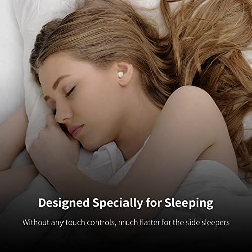 Ultimate Sleep Enhancer: Ultra-Comfort Bluetooth Earbuds for Side Sleepers – Advanced Noise-Cancellation for Snoring Relief and Restorative Sleep – Discreet, Lightweight Design for Uninterrupted Nighttime Bliss