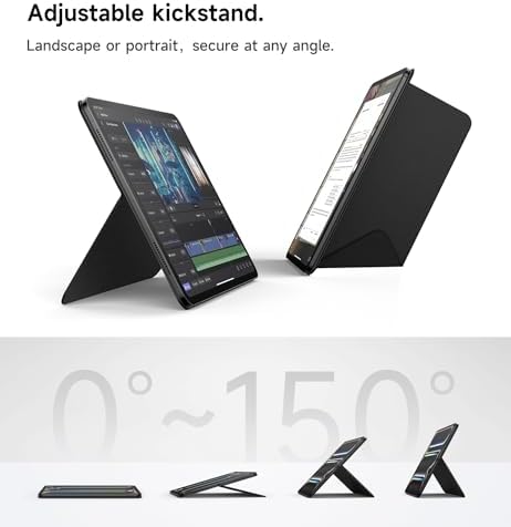 Discover the Ultimate SURITCH Adjustable i Pad Stand Holder for i Pad Pro 13-inch (M4) 2024 – Lightweight, Portable, and Magnetic Design for Enhanced Versatility in Portrait & Landscape Viewing – Premium Ergonomic Tablet Accessory for Work, Entertainment, and Creativity