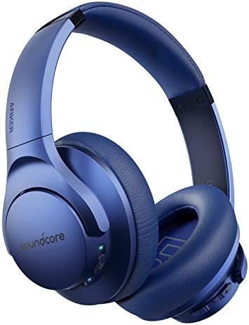 Anker Soundcore Life Q20 Wireless Over-Ear Headphones – Superior Hybrid Active Noise Cancellation, 70-Hour Battery Life, Premium Hi-Res Audio with Enhanced Deep Bass, Luxurious Comfort with Memory Foam Ear Cushions, Perfect for Travel and Office Environments, Quick USB-C Charging for Nonstop Audio Enjoyment