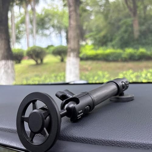 20mm Ball Magnetic Phone Car Mount for MagSafe iPhone 16/15/14/13/12 Pro Max & Smartphones, Metal Cell Phone Holder with Universal 20mm Socket Compatibility – Enhanced Compatibility and Speed