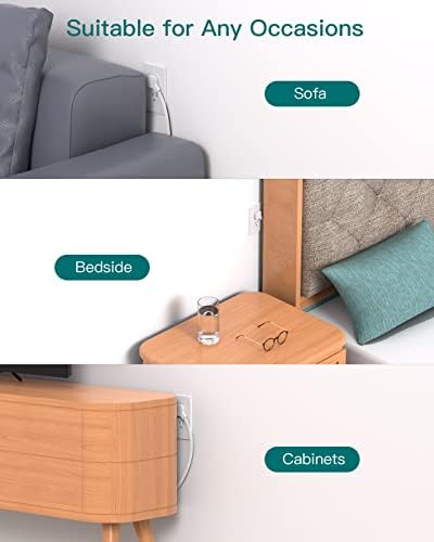 Addtam Ultra Flat Power Strip for Cruise & Travel – 5 ft Extension Cord with 6 Outlets, Compact Design for Dorms & Home Offices – No Surge Protection, Ideal for On-the-Go Charging – Lightweight & Space-Saving Solution