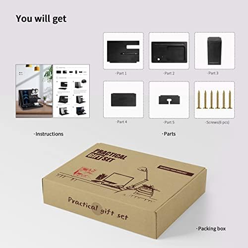 Gifts for Men Wood Phone Docking Station,Nightstand Organizer Desk Accessories,Key Holder Watch Organizer,Gift for Dad Birthday,Mens Gift in Anniversary Christmas Easter Halloween,Black – Enhanced Compatibility and Speed