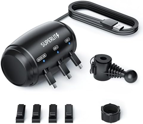 Revolutionize Your Rideshare Journey with the SUPERLIT 3-in-1 Retractable Backseat Charging Hub – Lightning-Fast Charging for i Phone, Samsung & Android – Effortless Headrest Mounting for Uber, Lyft, Turo & Taxi Drivers – Compact, Durable Design for Maximum Passenger Convenience and Comfort