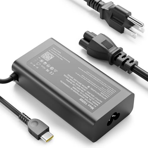 High-Performance 100 W USB-C Laptop Charger – Versatile Fast Charging Solution for Lenovo, Dell, HP, ASUS, Mac Book & More – PD 3.0 Technology for 45 W to 100 W Devices – Multi-Voltage Output (5 V-20 V) – Perfect for Gamers and Professionals Seeking Speed and Durability – Includes 30-Day Money-Back Guarantee and One-Year Defect Replacement – Your Essential Power Adapter for Modern Laptops