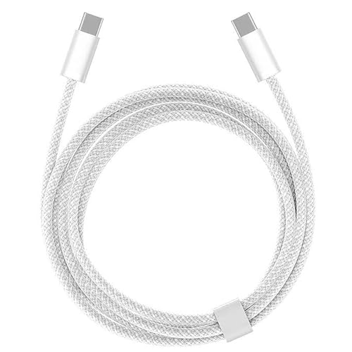 10FT iPhone 16E/15/16 Woven Cable for iPhone 16E(SE4), 15/16 Pro Max, 15/16 Plus Cable, USB C to USB C for AirPods 4, AirPods Pro (2nd Gen), TV Siri Remote, 4K Remote 3rd Gen, TV 4th Gen Charger Cable – Enhanced Compatibility and Speed