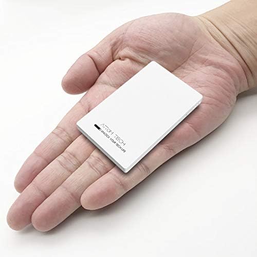 Ultra-Slim Dual USB Power Bank – 3000 m Ah Portable Charger with Fast Charging for Smartphones & Tablets – Lightweight Emergency Battery Pack for On-the-Go Power Solutions (White)