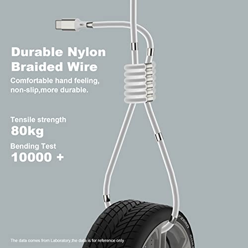 Revolutionary Magnetic Charging Cable (3.3 ft) – Tangle-Free, Fast Charging Solution for i Phone 6-14 | Effortless Magnetic Attachment, Durable Design & Enhanced Compatibility for Ultimate Convenience
