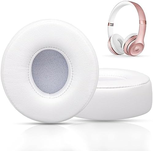 Upgrade Your Beats Solo 2 & 3 Experience with GVOEARS Premium Thicker Memory Foam Ear Pads – Exceptional Comfort & Noise Isolation, Durable 3 M Adhesive for Secure Fit, Stylish Grey Cushions for Enhanced Audio Performance and Long-Lasting Use – Perfect Headphone Accessories for Wireless & Wired Models