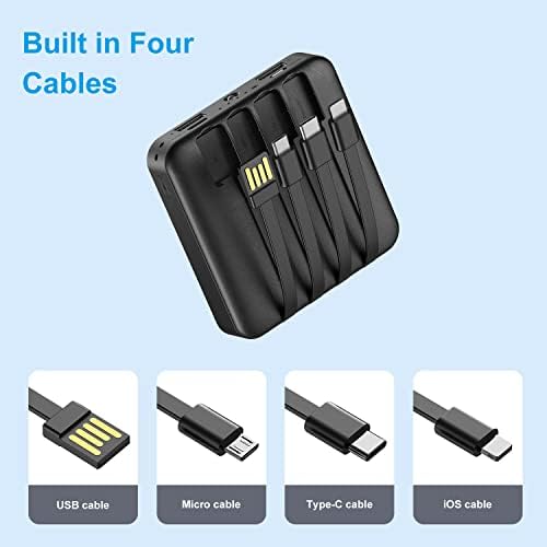 High-Capacity 12000 m Ah Solar Power Bank with Built-in Cables and Dual Flashlight – Ultimate Portable Charger for i Phone, Tablets, and Samsung Devices – Eco-Friendly Solar Charger for Outdoor Adventures and Emergency Use