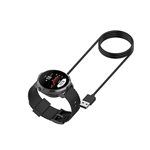 Ultimate Fit Turn Magnetic USB Charger for Suunto 7 GPS Sports Smart Watch – Fast Charging Cable with Secure Clip Design for Reliable Power & Data Sync – Compact & Durable Charging Accessory for Active Lifestyles