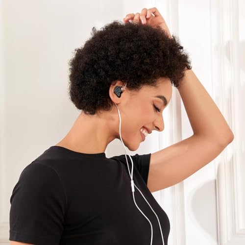 KZ ZSN Pro Hybrid In-Ear Earbud Headphones – High-Fidelity Audio with Dynamic Driver & Balanced Armature, Stylish Metal Faceplate, Detachable Cable for Custom Connectivity – Perfect for i Phone & Android Use, Ideal for Fitness & Everyday Listening (Blue, No Mic)