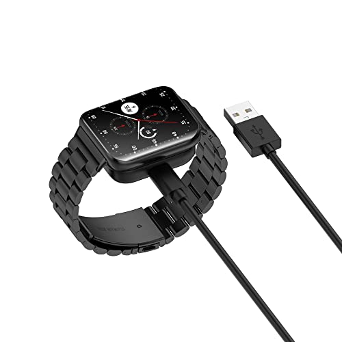 Premium 3.3 ft USB Charging Dock for One Plus Watch 3, 2 & 2 R – Stylish Magnetic Charger with Enhanced Compatibility for Effortless Powering of Smartwatches on the Go