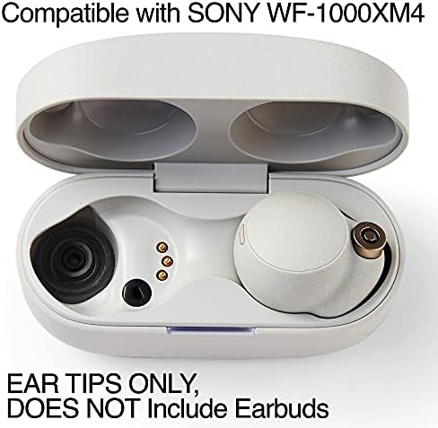 Upgrade Your Audio Experience with AZLA Sedna Earfit Crystal Standard Earbud Tips – Superior Noise-Canceling Silicone Eartips Compatible with Shure, Sony, Beats, Sennheiser, Jabra, and JBL (M/ML/L) for Perfect Comfort and Enhanced Sound Quality