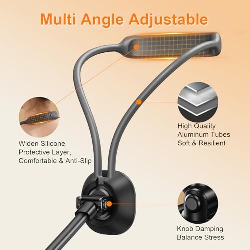 Magnetic Neck Phone Holder for Recording，POV Cell Phone Stand for Video Vlog Selfie,Hands Free Chest Tripod Mount for iPhone 16/15/14/13/12 (Magnetic Version) – Enhanced Compatibility and Speed