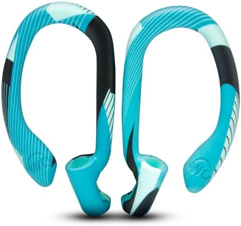 Patented WC Hook Z – Upgraded Over-Ear Hooks for Air Pods Pro 1, 2 & Air Pods 1, 2, 3 | Secure Fit Earbud Accessories with Unique Left & Right Design | Two Size Pairs Included | Winter White | Premium Quality by Wicked Cushions for Maximum Comfort and Stability