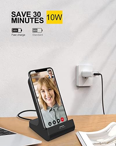 Ultra-Sleek Z1 Wireless Charging Stand – 10 W Fast Charger Compatible with i Phone 14/13/12 & Samsung Galaxy – Adjustable Viewing Angles, Overcharge Protection, and Modern Aesthetic for Effortless Charging Convenience