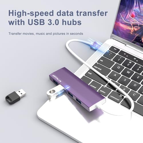 Unlock Seamless Device Connectivity with Our Compact 2 ft USB 3.0 Hub & Multiport Splitter – High-Speed Adapter for Laptops, PCs, i Macs & More – Effortlessly Connect Multiple Devices for Enhanced Productivity on the Go!