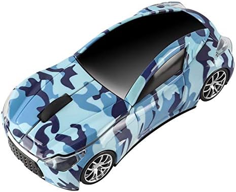 Sleek Yellow Wireless Car Mouse – Cool Sports Car Design for Enhanced Precision with 1600 DPI Optical Technology | Lightweight & Portable USB Receiver Mouse for Laptops, PCs, and Travel | Perfect Gift for Tech Lovers and Professionals