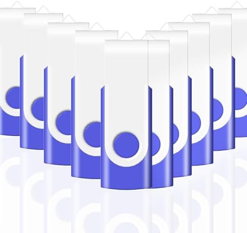 Maximize Your Storage Potential with the JBOS 10-Pack of 4 GB USB Flash Drives – Durable Swivel Design, Enhanced USB 2.0 Compatibility, Ideal for Documents & Multimedia, Sleek Black Finish with Label Sheets for Organization, Perfect for Students and Professionals