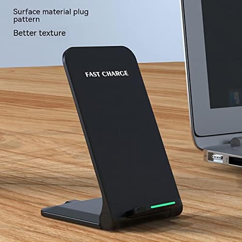 15 W Fast Wireless Charging Station with Adaptive Sleep-Friendly Light – Versatile Charger for Samsung Galaxy, Google, LG & More – Compact Travel Pad for Effortless Power-ups and Enhanced Device Compatibility